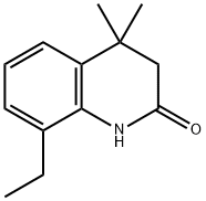 2(1H)-Quinolinone,8-ethyl-3,4-dihydro-4,4-dimethyl-(9CI) Struktur