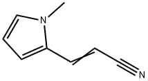 2-Propenenitrile,3-(1-methyl-1H-pyrrol-2-yl)-(9CI) Struktur