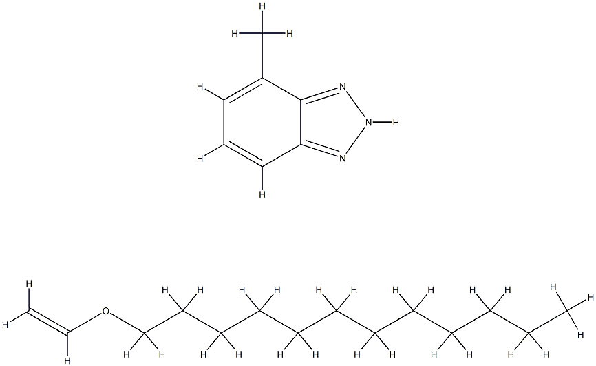 DODECYL VINYL ETHER,COMPOUND WITH TOLYLTRIAZOLE Struktur