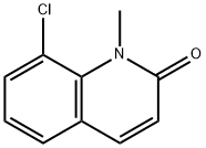 2(1H)-Quinolinone,8-chloro-1-methyl-(9CI) Struktur