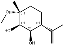 1,2-Cyclohexanediol,3-methoxy-3-methyl-6-(1-methylethenyl)-,(1R,2R,3R,6R)-rel-(9CI) Struktur