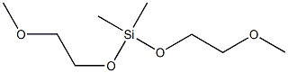 Poly(oxy-1,2-ethanediyl), .alpha.,.alpha.-(dimethylsilylene)bis.omega.-methoxy- Struktur