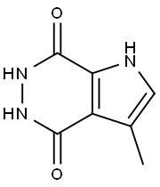 1H-Pyrrolo[2,3-d]pyridazine-4,7-dione,5,6-dihydro-3-methyl-(9CI) Struktur