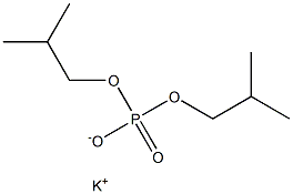 Phosphoric acid bis(2-methylpropyl)=potassium ester salt Struktur