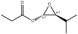 Oxiranol,3-(1-methylethyl)-,propanoate,(2R,3S)-rel-(9CI) Struktur