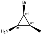 Cyclopropanamine, 2-bromo-3-methyl-, (1R,2S,3S)-rel- (9CI) Struktur