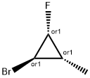 Cyclopropane, 1-bromo-2-fluoro-3-methyl-, (1R,2R,3S)-rel- (9CI) Struktur