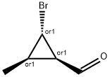 Cyclopropanecarboxaldehyde, 2-bromo-3-methyl-, (1R,2S,3R)-rel- (9CI) Struktur