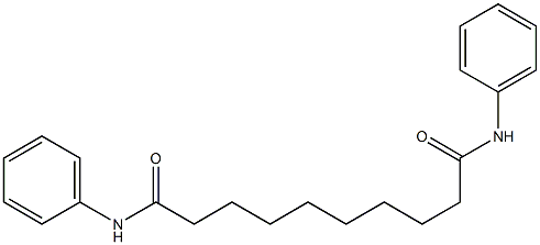 N,N''-DIPHENYLDECANEDIAMIDE) Struktur