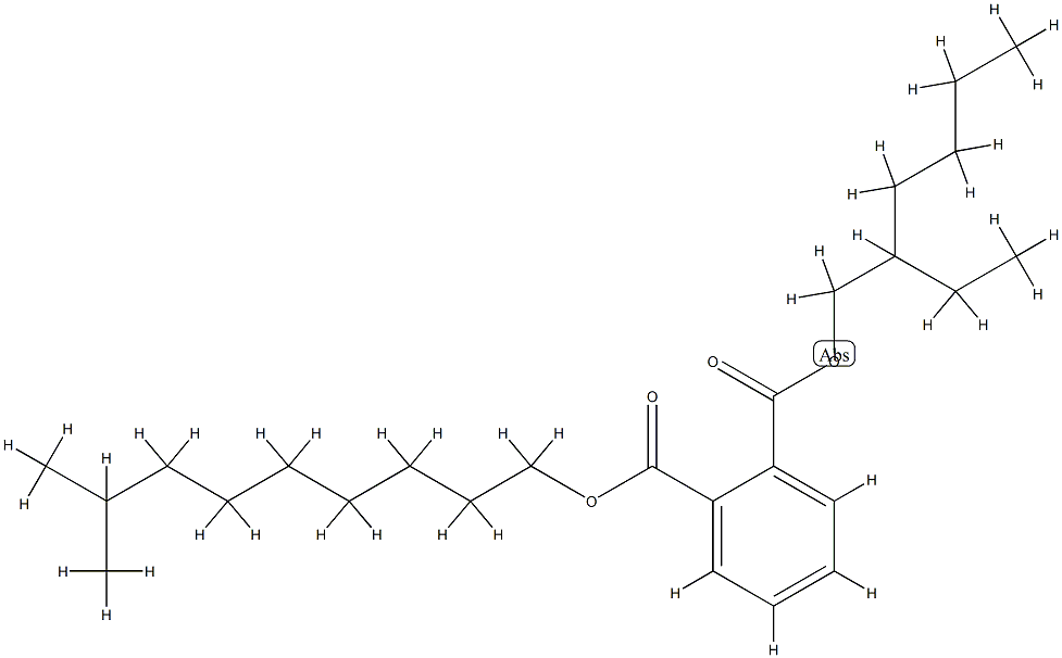 1,2-Benzenedicarboxylic acid, mixed 2-ethylhexyl and isodecyl esters Struktur