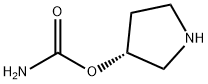 3-Pyrrolidinol,carbamate(ester),(3R)-(9CI) Struktur