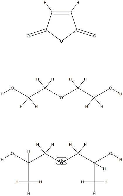 2,5-FURANDIONE, POLYMER WITH 2,2''-OXYBIS(ETHANOL) AND 1,1''-OXYBIS- (2-PROPANOL) Struktur