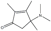 2-Cyclopenten-1-one,4-(dimethylamino)-2,3,4-trimethyl-(9CI) Struktur