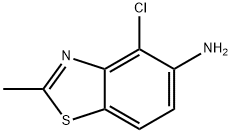 5-Benzothiazolamine,4-chloro-2-methyl-(9CI) Struktur