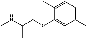 2-Propanamine,1-(2,5-dimethylphenoxy)-N-methyl-(9CI) Struktur