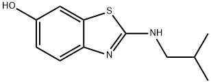 6-Benzothiazolol,2-isobutylamino-(5CI) Struktur