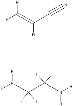 2-Propenenitrile, reaction products with ethylenediamine, hydrogenated Struktur