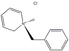 Pyridinium, ethyl-1-(phenylmethyl)-, chloride, mixed with methyl-1-(phenylmethyl)pyridinium chloride Struktur