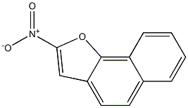 Naphthol(1,2-b)furan, 2-nitro- Struktur