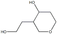 Pentitol, 1,5-anhydro-2,4-dideoxy-2-(2-hydroxyethyl)- (9CI) Struktur