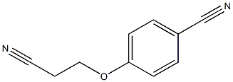 4-(2-cyanoethoxy)benzonitrile Struktur