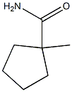 Cyclopentanecarboxamide, 1-methyl- (6CI, 7CI, 9CI) Struktur