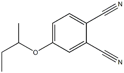 1,2-Benzenedicarbonitrile,4-(1-methylpropoxy)-(9CI) Struktur