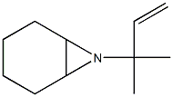 7-Azabicyclo[4.1.0]heptane,7-(1,1-dimethyl-2-propenyl)-(9CI) Struktur