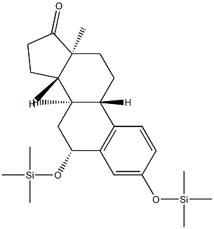 3,6β-Bis(trimethylsiloxy)-1,3,5(10)-estratrien-17-one Struktur