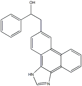 α-Phenyl-1H-phenanthro[9,10-d]imidazole-6-ethanol Struktur