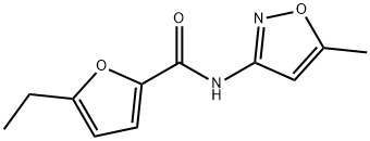 2-Furancarboxamide,5-ethyl-N-(5-methyl-3-isoxazolyl)-(9CI) Struktur