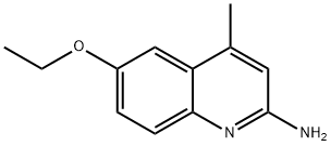 2-Quinolinamine,6-ethoxy-4-methyl-(9CI) Struktur