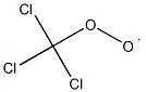 trichloromethylperoxy radical Struktur