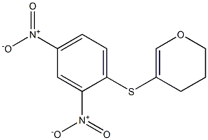 5-[(2,4-dinitrophenyl)sulfanyl]-3,4-dihydro-2H-pyran Struktur