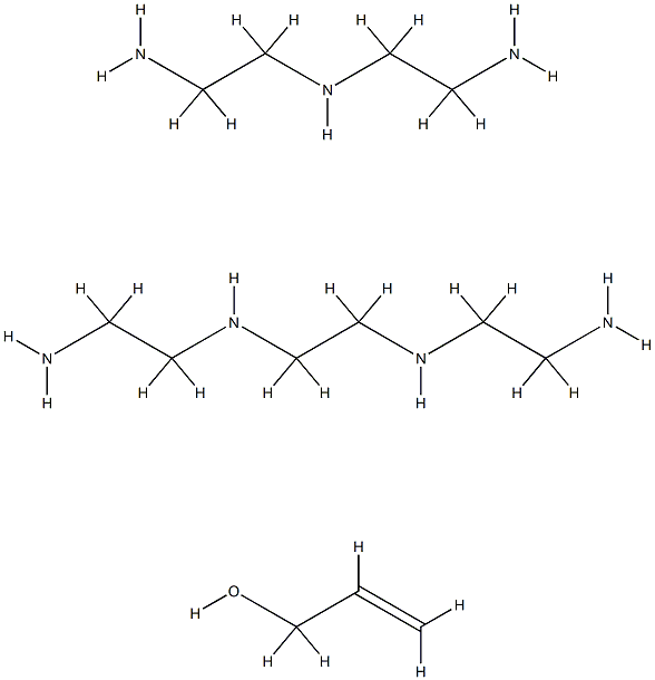 PROPOXYLATED N,N''-BIS(2-AMINOETHYL)-1,2-ETHANEDIAMINE MIXED WITH DIETHYLENETRIAMINE) Struktur