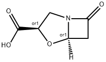 4-Oxa-1-azabicyclo[3.2.0]heptane-3-carboxylicacid,7-oxo-,(3R,5R)-rel-(9CI) Struktur