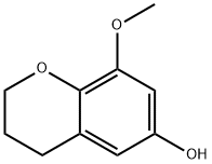 2H-1-Benzopyran-6-ol,3,4-dihydro-8-methoxy-(9CI) Struktur