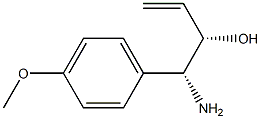 Benzeneethanol, beta-amino-alpha-ethenyl-4-methoxy-, (alphaR,betaS)-rel- (9CI) Struktur