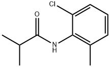 o-Isobutyrotoluidide, 6-chloro-, Struktur