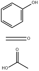 Formaldehyde, polymer with phenol, acetate Struktur