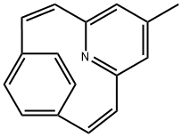 16-Azatricyclo(9.2.2.14,8)hexadeca-2,4,6,8(16),9,11,13,14-octaene, 6-m ethyl- Struktur