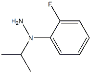 1-(1-(2-fluorophenyl)propan-2-yl)hydrazine Struktur