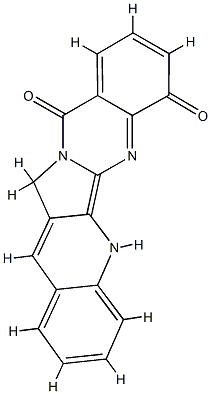 Quino[2,3:3,4]pyrrolo[2,1-b]quinazolin-11(13H)-one,  7-hydroxy- Struktur