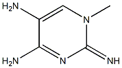 2,5-Pyrimidinediamine,1,4-dihydro-4-imino-1-methyl-(9CI) Struktur