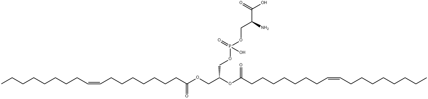 1,2-dioleoylphosphatidylserine Struktur