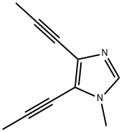 1H-Imidazole,1-methyl-4,5-di-1-propynyl-(9CI) Struktur