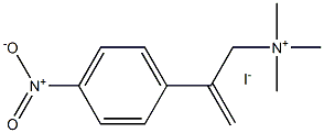 (2-(4-NITROPHENYL)ALLYL)TRIMETHYLAMMONIUM IODIDE) Struktur