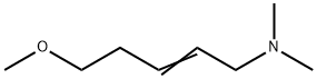 2-Pentenylamine,5-methoxy-N,N-dimethyl-(5CI) Struktur