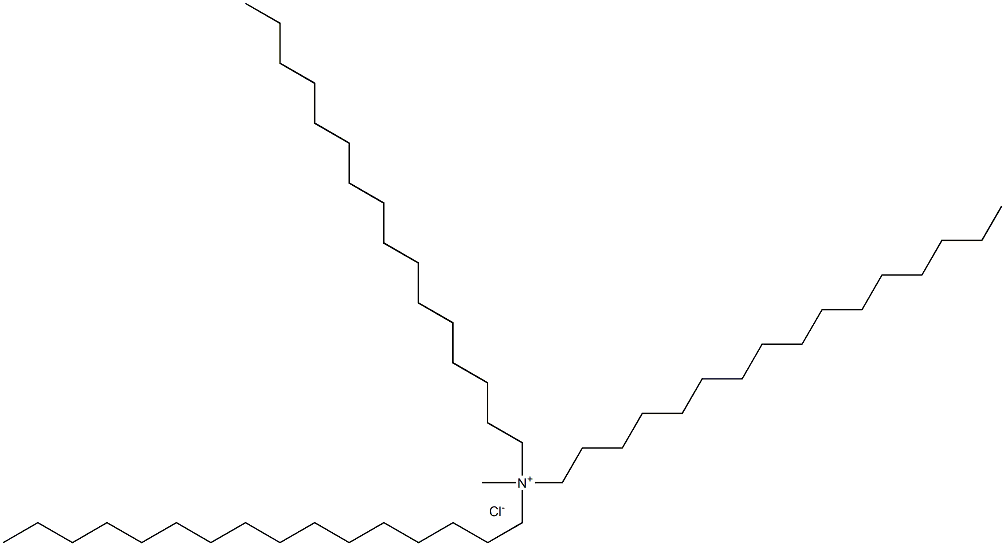 Quaternary ammonium compounds, tri-C14-18-alkylmethyl, chlorides Struktur