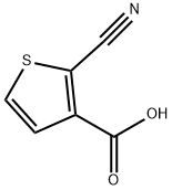 3-Thiophenecarboxylicacid,2-cyano-(9CI) Struktur